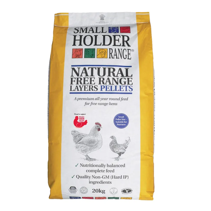 SMALL HOLDER RANGE NATURAL LAYERS PELLETS 20KG